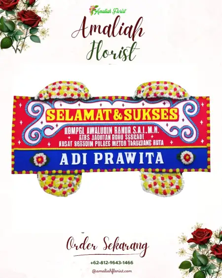 Papan Bunga Ucapan Selamat Marengmang